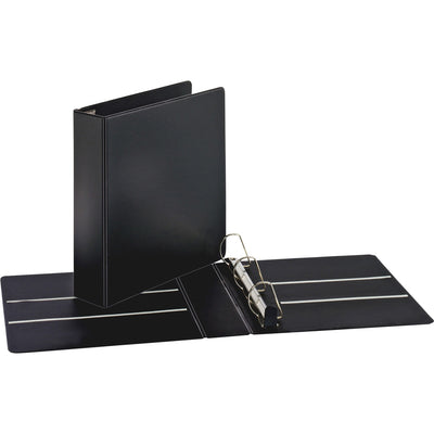 Business Source EasyOpen Locking Slant-D Ring Binders, Black, 8 1/2" Width x 11" Length, BSN26967