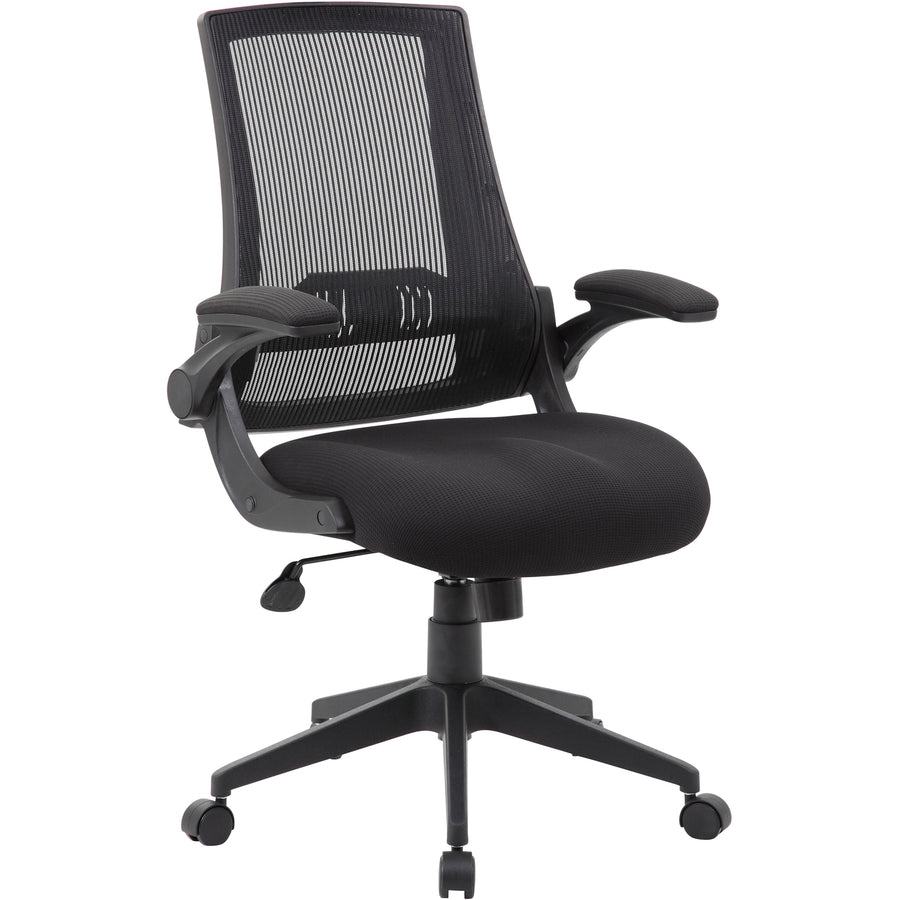 Norstar Office Boss Mesh Back, Flip Arm Task Chair, /CT — view 1