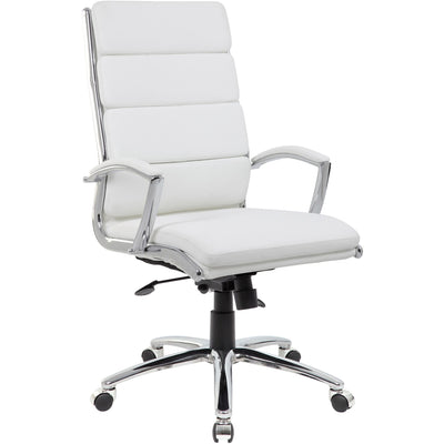 Norstar Office Boss Executive CaressoftPlus� Chair with Metal Chrome Finish, /CT — view 1