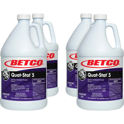 Betco Quat-Stat 5 Disinfectant Gallon, Purple, 4 / Carton — view 1