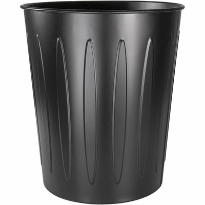 Genuine Joe 6-gallon Fire-safe Trash Can, Black, GJO58897CT