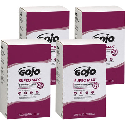 Gojo Supro Max Hand Cleaner, Tan, 4 / Carton, GOJ728204CT