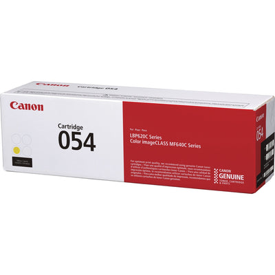 Canon 054 Original Laser Toner Cartridge - Yellow -, CNMCRTDG054Y