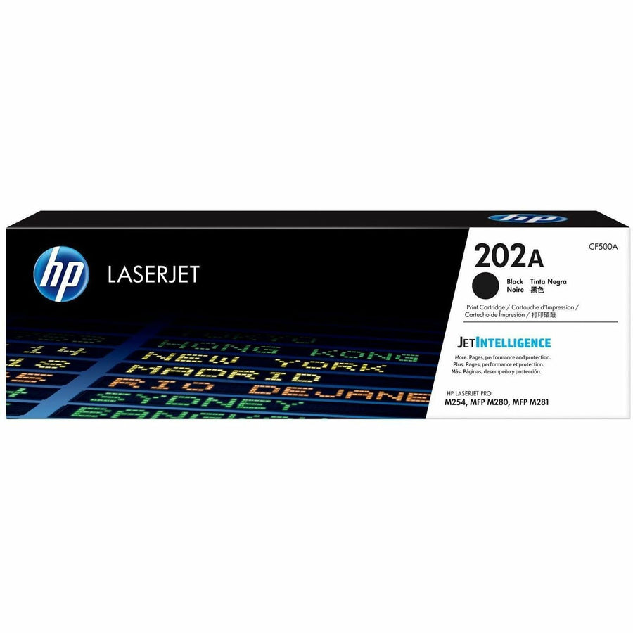 HP 202A (CF500AM) Toner Cartridge, 3 / Carton, HEWCF500AM
