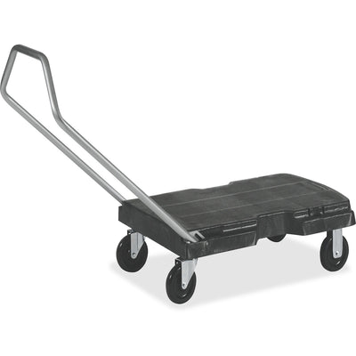 Rubbermaid Commercial Utility Duty Triple Trolley, Green, 1 Carton, RCP440100BK