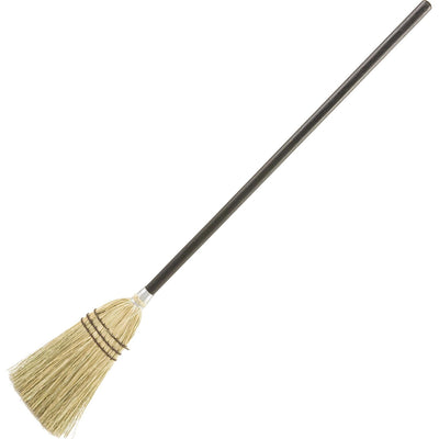 Rubbermaid Commercial Wood Handle Lobby Corn Broom, Brown, RCP6373BRO