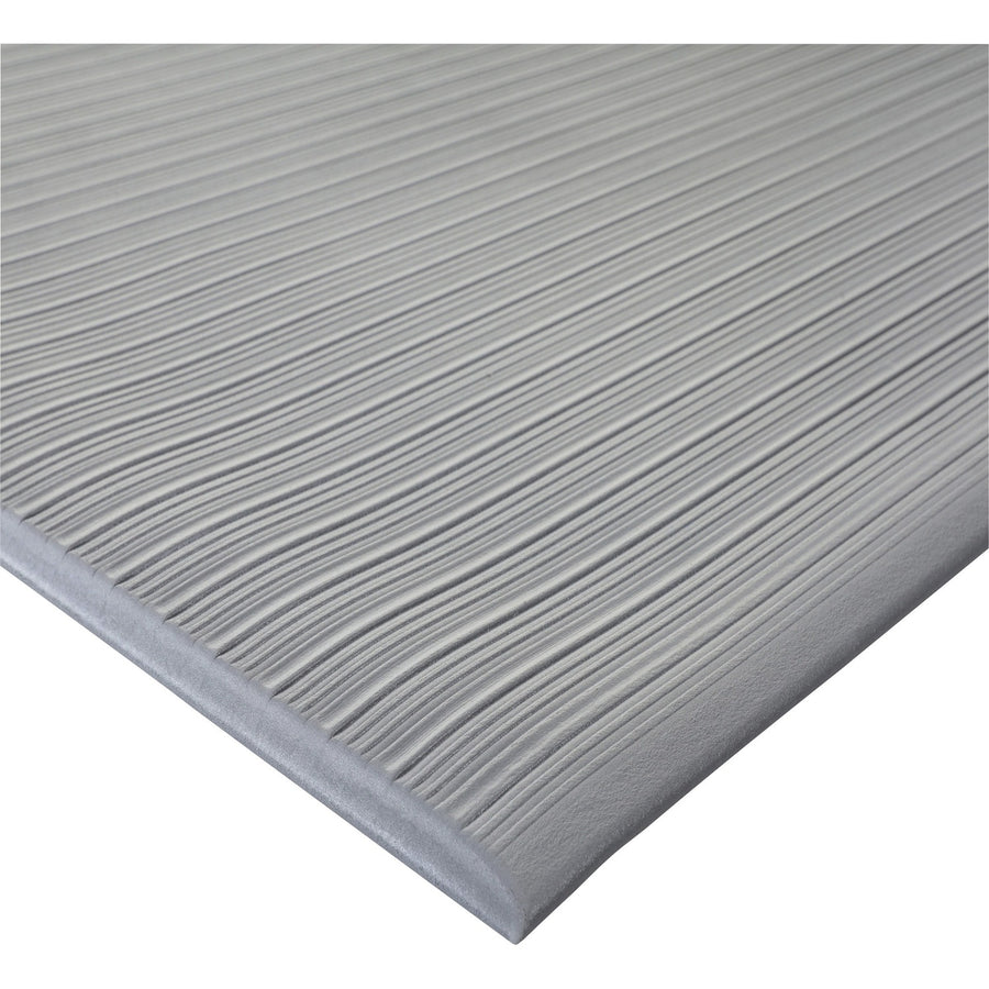 Genuine Joe Air Step Mat, Gray, Vinyl Foam, Resilient, GJO00086