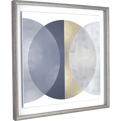 Lorell Circle II Framed Abstract Art, Yellow, LLR04475