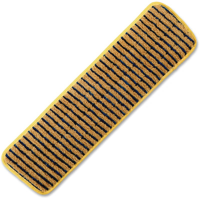 Rubbermaid Commercial HYGEN 18" Super Scrubber Wet Pad, Yellow, 6 / Carton, RCPQ81000YL