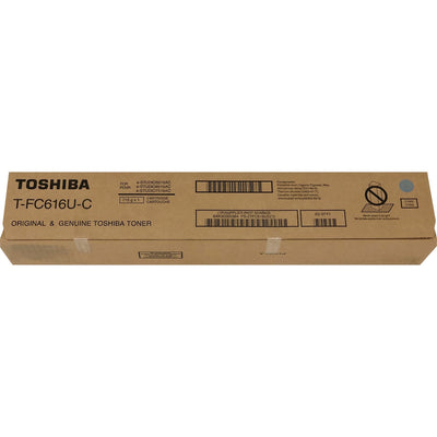 Toshiba Original Laser Toner Cartridge - Cyan -, TOSTFC616UC