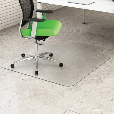 Deflecto Earth Source Hard Floor Chair Mat, Clear, DEFCM2E232PB