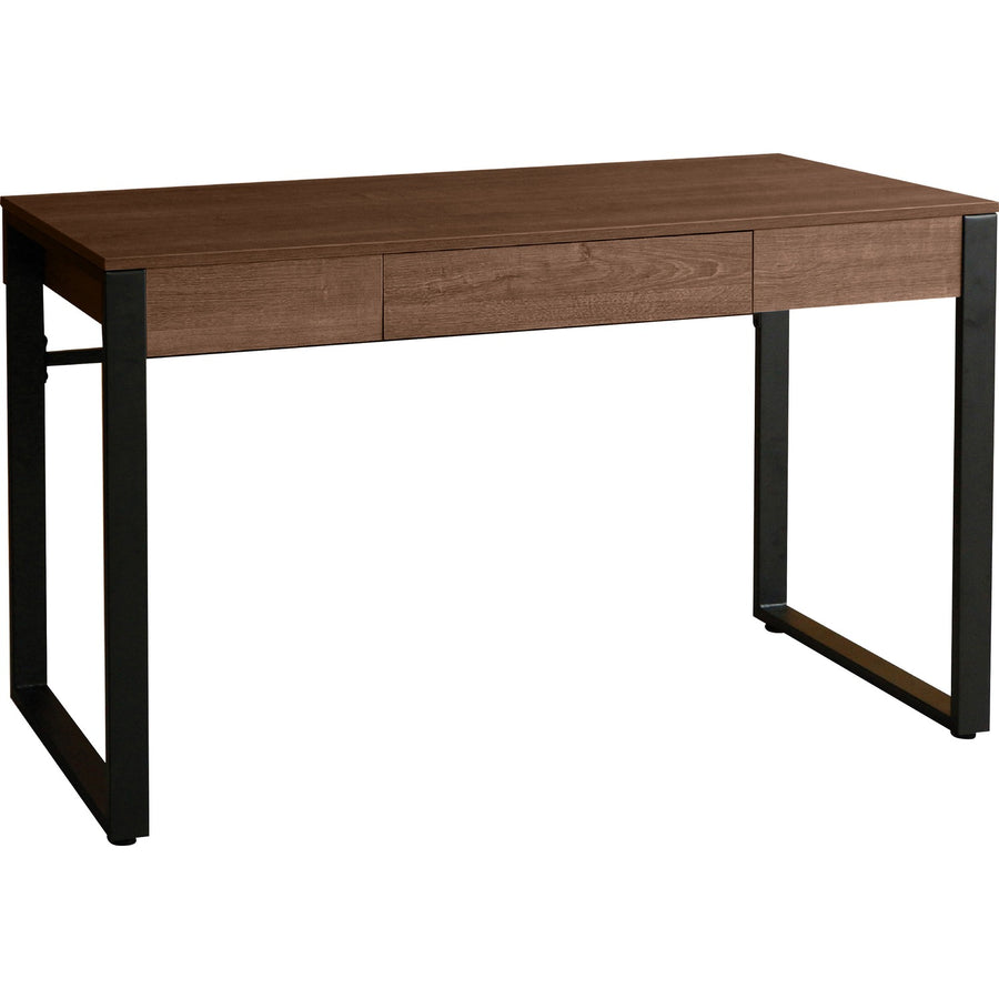 Lorell SOHO Desk with Center Drawer, Edge Banding, LLR97617