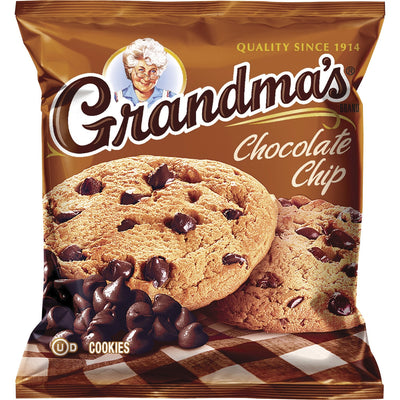 Quaker Oats Grandma's Chocolate Chip Cookies, 60 / Carton, QKR45092