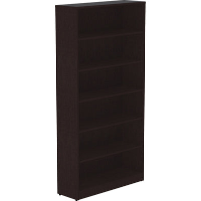 Lorell Laminate Bookcase, Brown, LLR18228