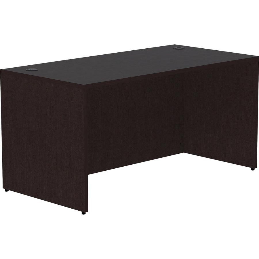 Lorell Essentials Series Rectangular Desk Shell, 1" Thickness - Top, Laminated, LLR18208
