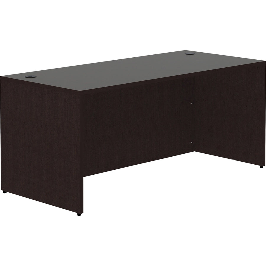 Lorell Essentials Series Rectangular Desk Shell, 1" Thickness - Top, Laminated, LLR18207