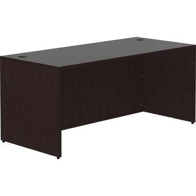 Lorell Essentials Series Rectangular Desk Shell, Brown, LLR18207