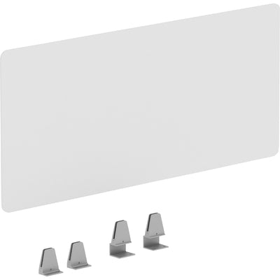 Lorell Relevance Series Modesty/Privacy Panel, Clear, LLR16246