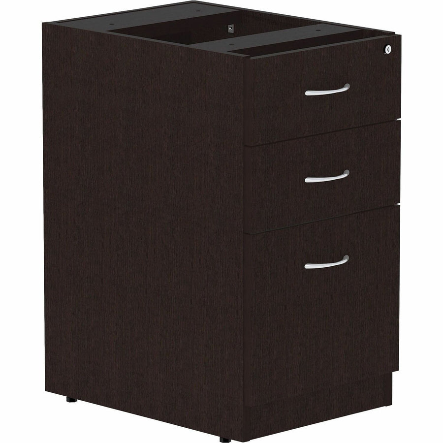 Lorell Essentials Series Box/Box/File Fixed File Cabinet, Dual Wheel Caster, LLR18220