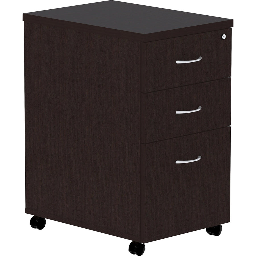 Lorell Essentials Series Box/Box/File Mobile File Cabinet, 1" Thickness - Top, Dual Wheel Caster, LLR18218