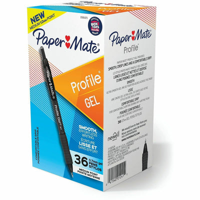 Newell Paper Mate Profile Gel 0.7mm Retractable Pen, 1 Box, PAP2095473