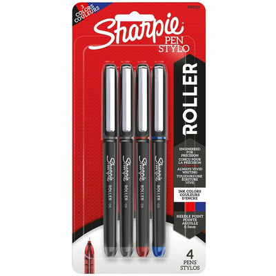 Newell Sharpie Rollerball Pens, 4 / Pack, SAN2093224