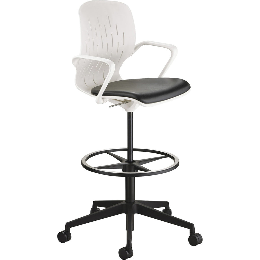 Safco Shell Extended-Height Chair, 29" x 48", Breathable, SAF7014WH