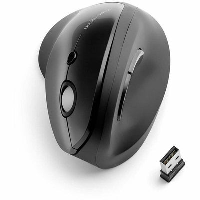 Kensington Computer Pro Fit Ergo Vertical Wireless Mouse, Black, KMWK75501WW