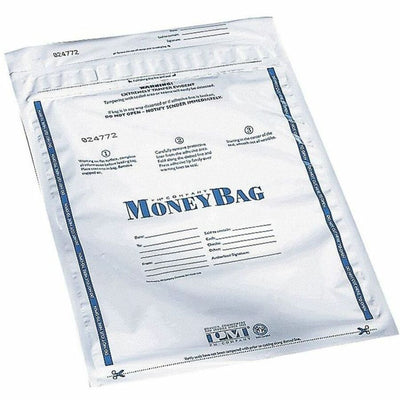 ICONEX SecurIT 9x12 Disposable Deposit Bags, White, 100 / Pack, ICX94190068