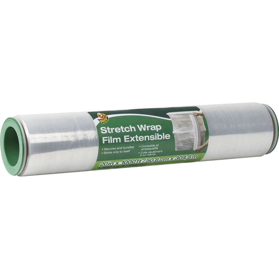 Duck Extensible Stretch Wrap Film, Clear, Plastic Film, Self-stick, DUC285850