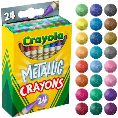 Crayola Metallic Crayons, 1 Pack, CYO52-8815