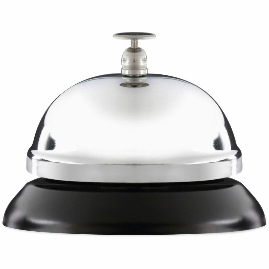 Universal Call Bell, 3.3" x 2.4", Black, Nickel Plated Steel, UNV10000