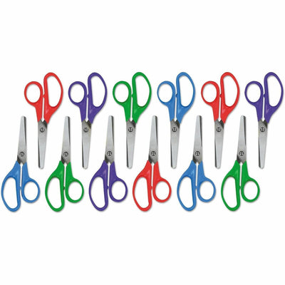 Universal Scissors, Comfort Grip, 12 / Box, UNV92023