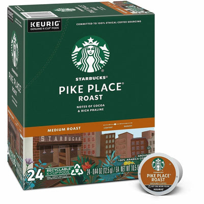 Starbucks K-Cup Pike Place Roast Coffee, 24 / Box, SBK12434812
