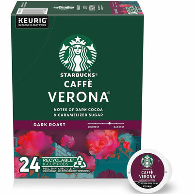 Starbucks K-Cup Caffe Verona Coffee, 24 / Box, SBK12434951