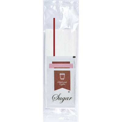 Diplomat Coffee Condiment Kit, 500 / Carton, CFPCCK111011C50