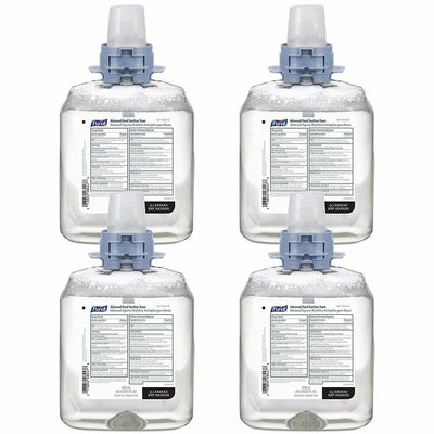 Gojo PURELL Hand Sanitizer Foam Refill, Clear, 4 / Carton, GOJ519204CT