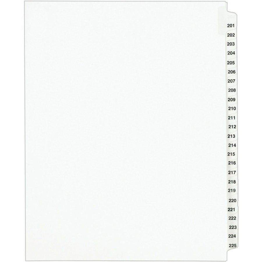 Avery Standard Collated Legal Dividers, White, 8.50" Width x 11" Length, 1 Set — view 1