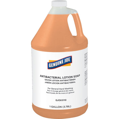 Genuine Joe Antibacterial Lotion Soap, Orange, GJO03110