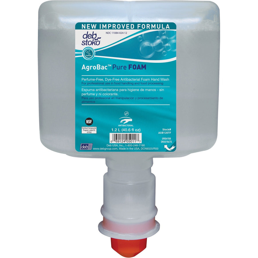 SC Johnson Antibacterial Foam Hand Soap, Clear, Hygienic, 3 / Carton, SJNAGB120TF