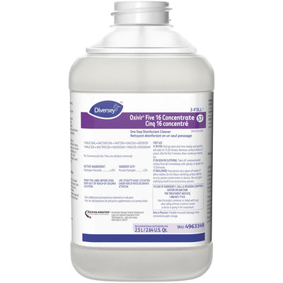 Diversey Oxivir Five 16 Concentrate, Clear, 2 / Carton, DVO4963331