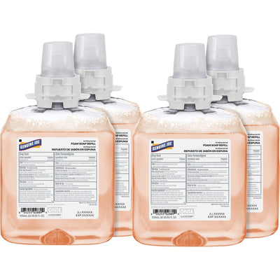 Genuine Joe Antibacterial Foam Soap Refill, Orange, 4 / Carton, GJO02889CT