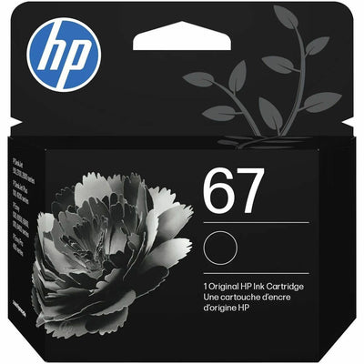 HP 67 Original Standard Yield Inkjet Ink Cartridge - Black -, HEW3YM56AN