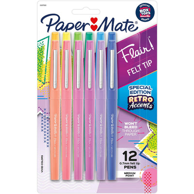 Newell Paper Mate Flair Medium Point Pens, 12 / Pack, PAP2097886