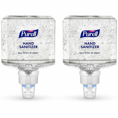 Gojo PURELL Advanced Hand Sanitizer Gel Refill, Clear, 2 / Carton, GOJ776302
