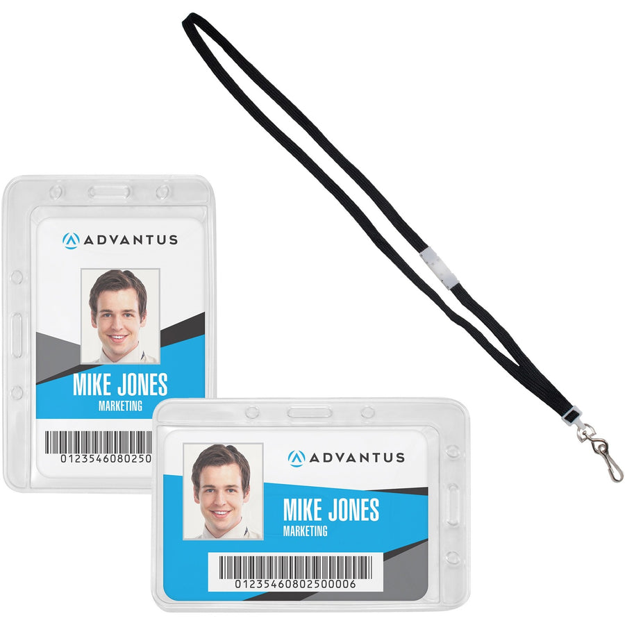 Advantus Antimicrobial ID & Security Pack, 1 / Pack, AVT75699