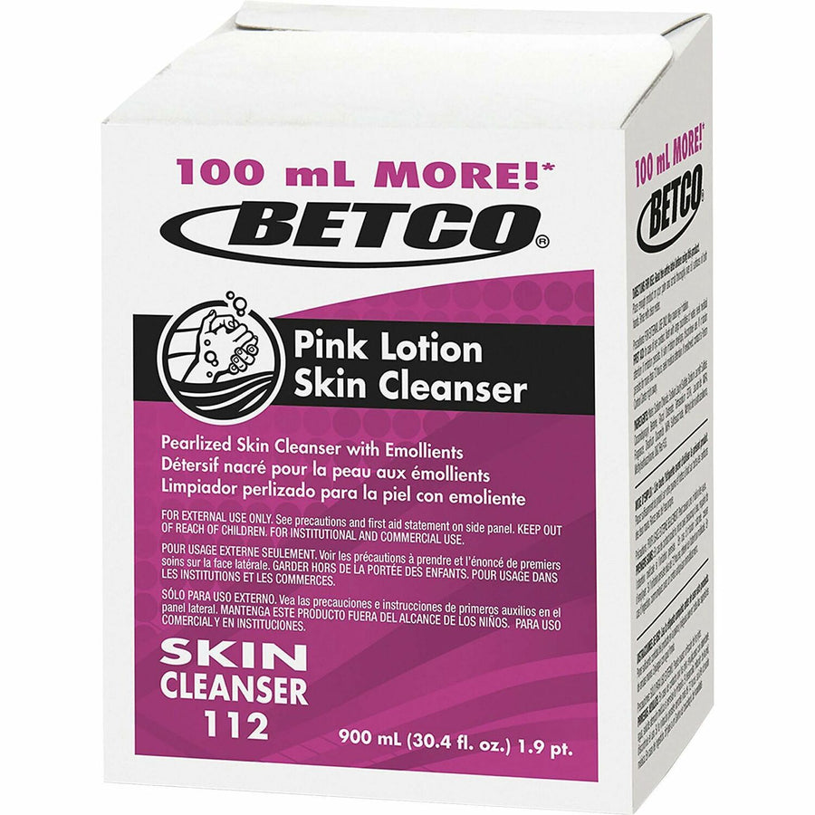 Betco Pink Lotion Skin Cleanser, 12 / Carton — view 1