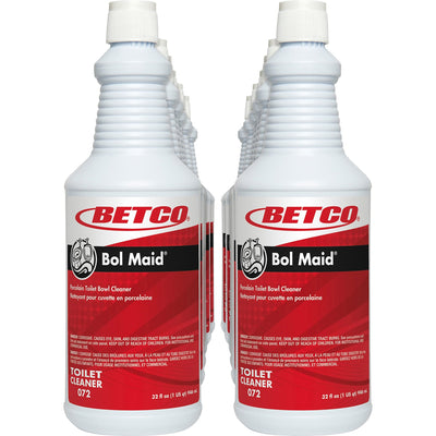 Betco Bol Maid Toilet & Urinal Cleaner, Blue, 12 / Carton — view 1