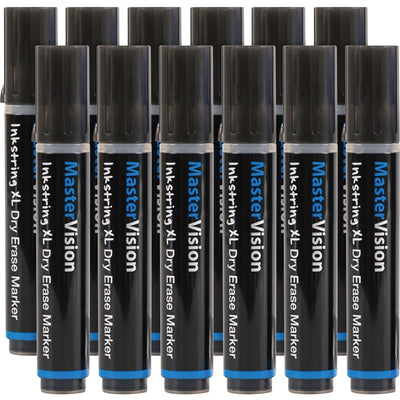 Bi-silque S.A MasterVision Inkstring XL Dry-Erase Markers, 12 / Pack, BVCPE4301