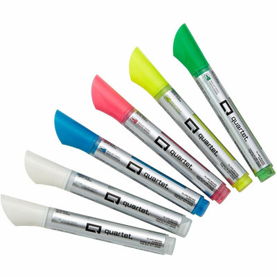 ACCO Quartet Glass Board Bullet Tip Neon Markers, 1 Pack, QRT79559Q
